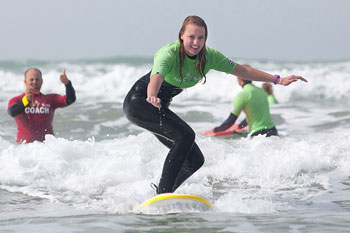 surf lessons at Middleton